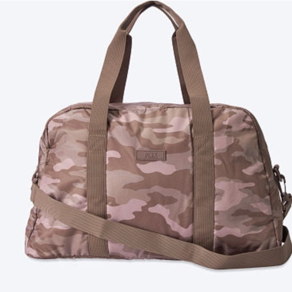 VS PINK Small Camo Duffle Bag NWT